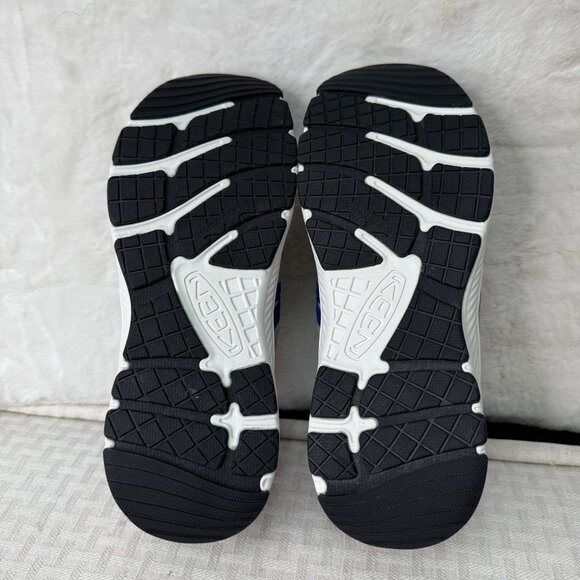 Keen Womens Gray & Blue Sports Shoes Size 6 Lace-Up Breathable Mesh Lightweight - Picture 7 of 8